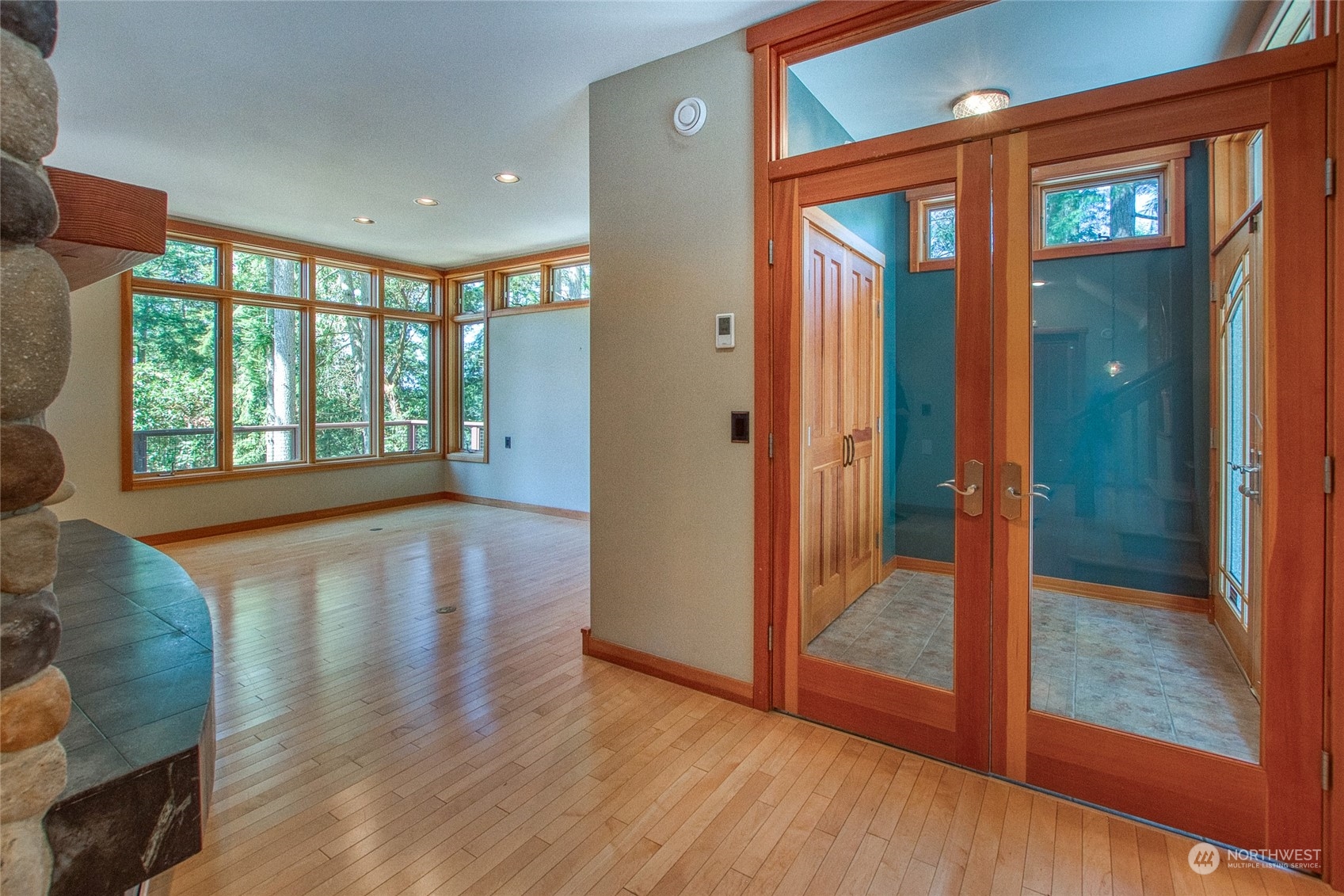 2270 Spring Point Road Orcas Island, WA 98245 - Photo 10 of 40 a view of entryway with wooden floor