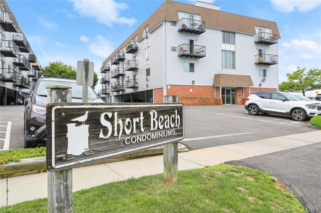a street sign on a pole on a street