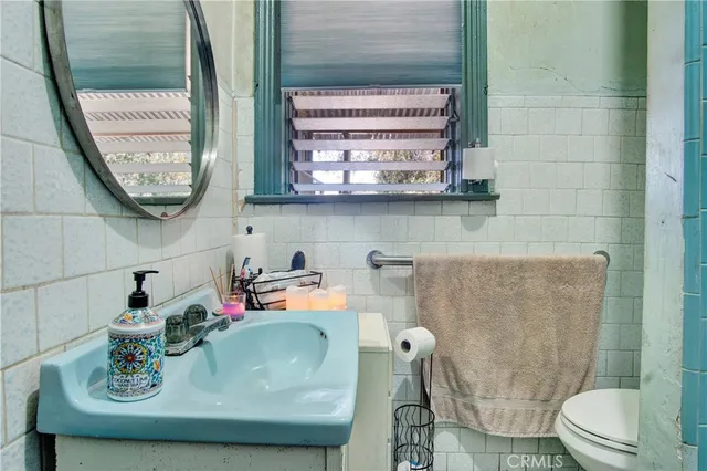 a bathroom with a sink and a tub
