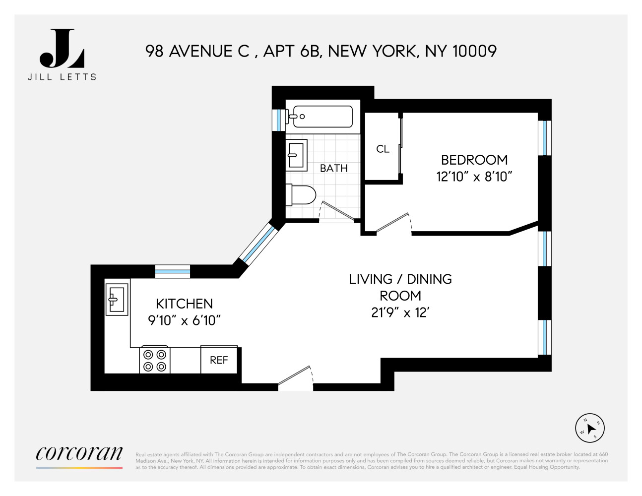 98 Avenue C, Unit 6B Manhattan, NY 10009 - Photo 5 of 5