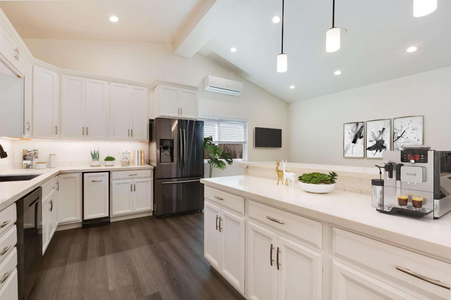 2360 Middlefield Road Palo Alto, CA 94301 - Photo 13 of 18 a kitchen with a sink stainless steel appliances and white cabinets