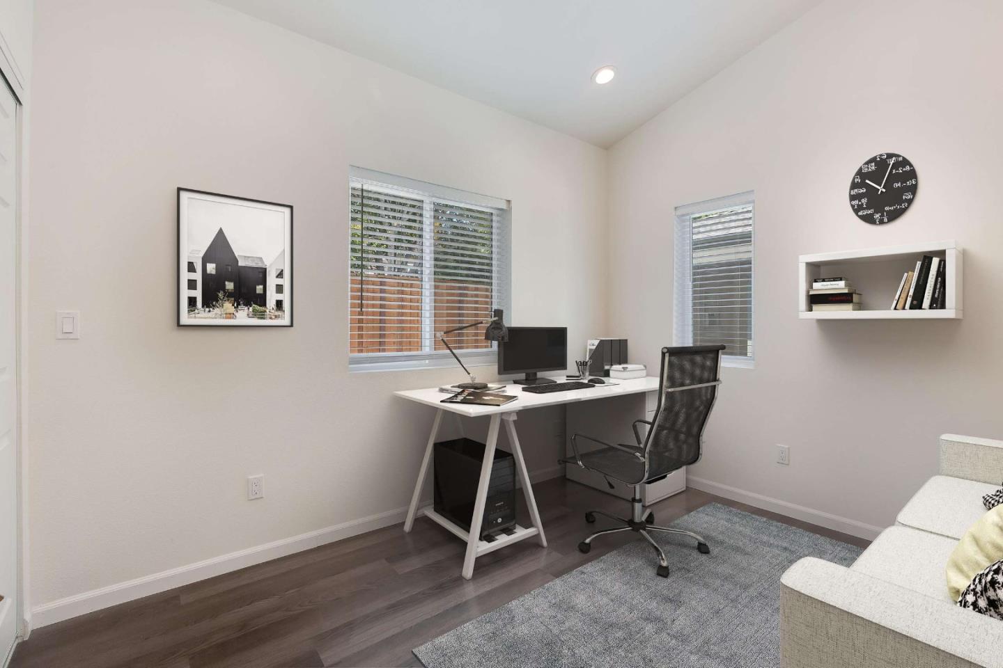 2360 Middlefield Road Palo Alto, CA 94301 - Photo 16 of 18 a view of a workspace with furniture and a window
