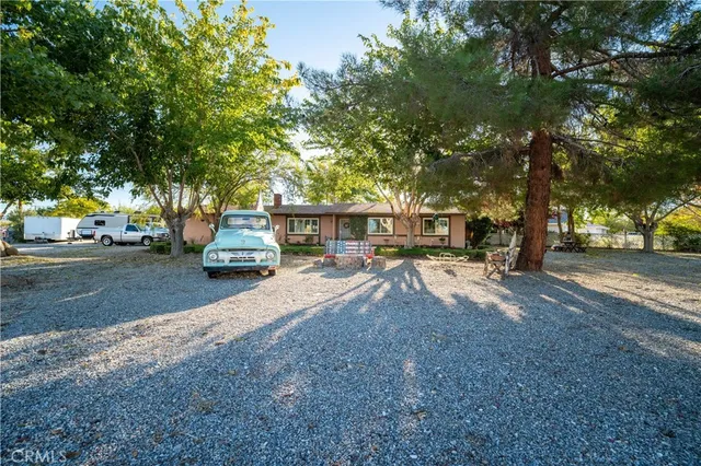 a view of road with trees