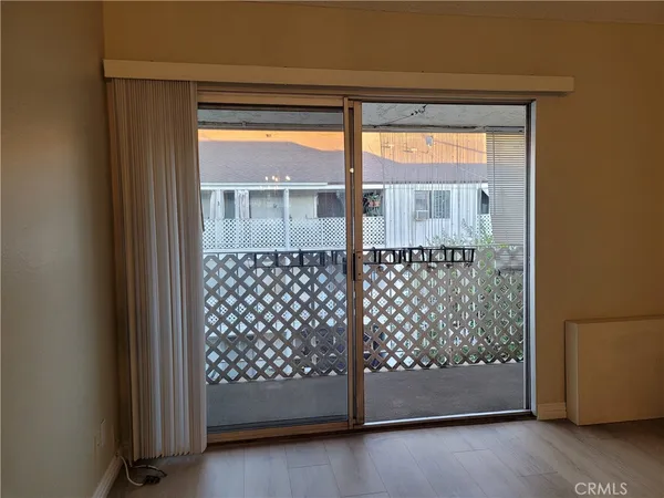 a balcony view with an outdoor space