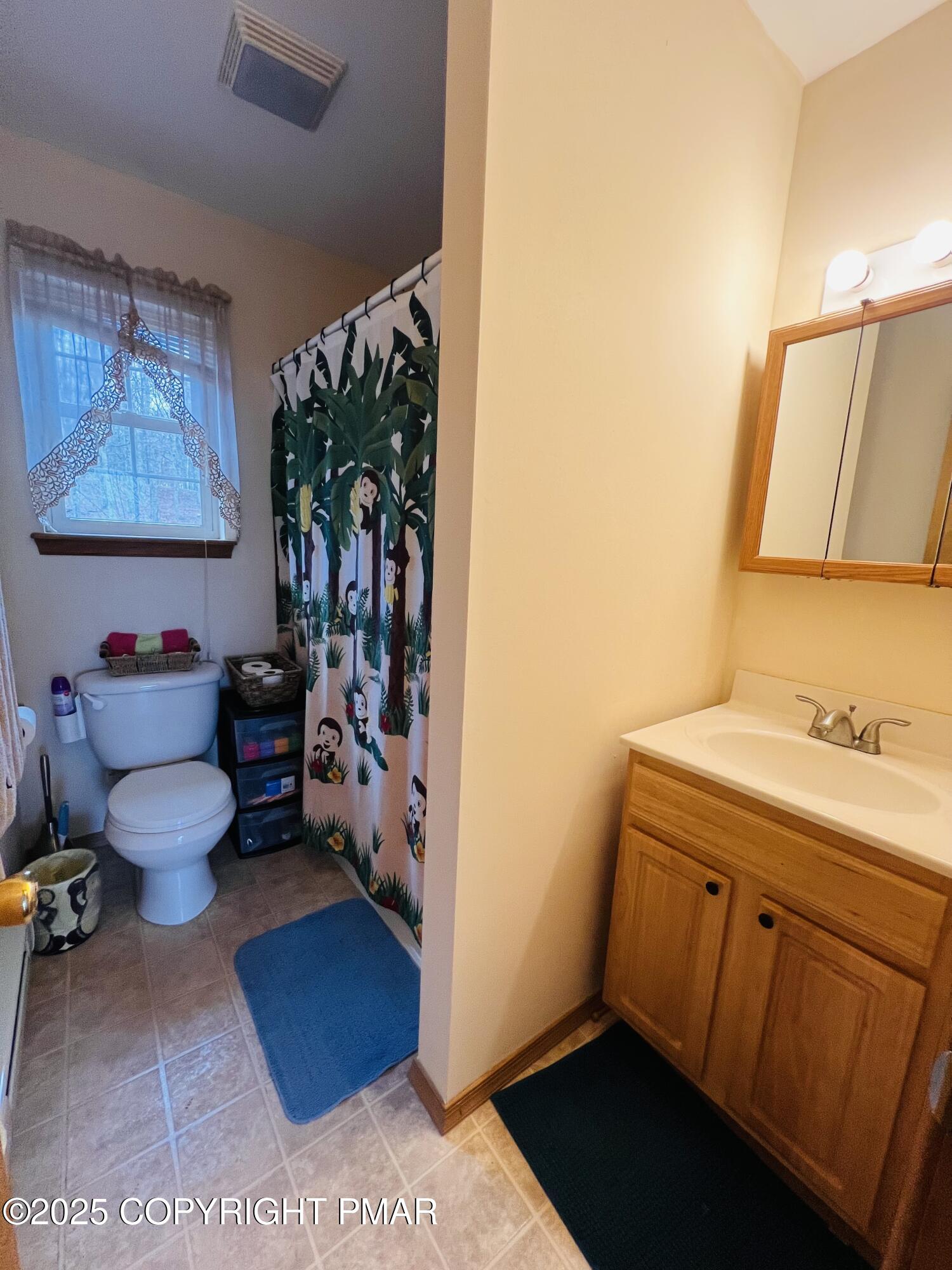 4373 Pine Ridge Drive East Bushkill, PA 18324 - Photo 28 of 39 a bathroom with a sink and a toilet