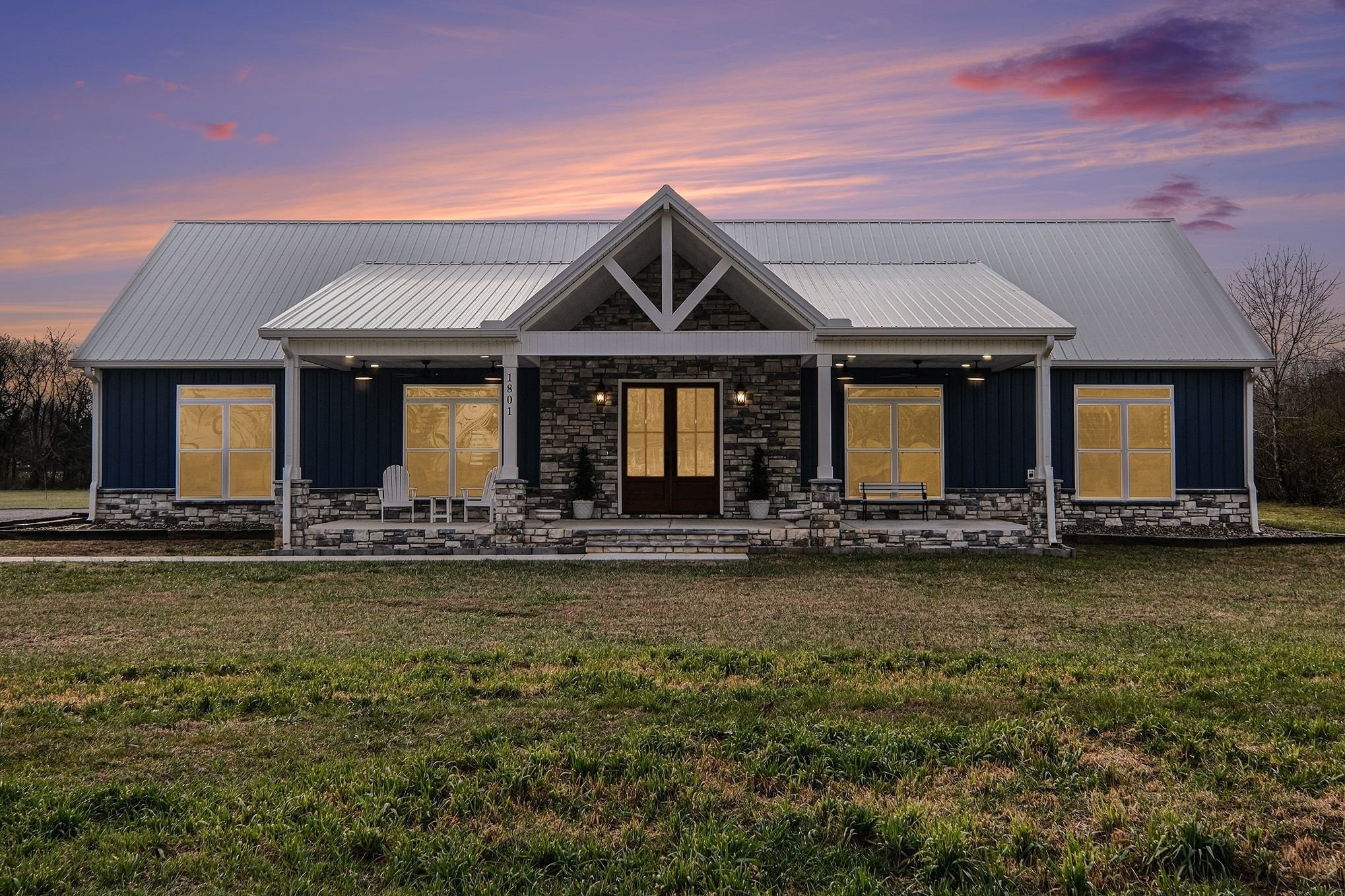 1801 Twin Caves Road Lewisburg, TN 37091 - Photo 2 of 43 a front view of house with yard and outdoor seating