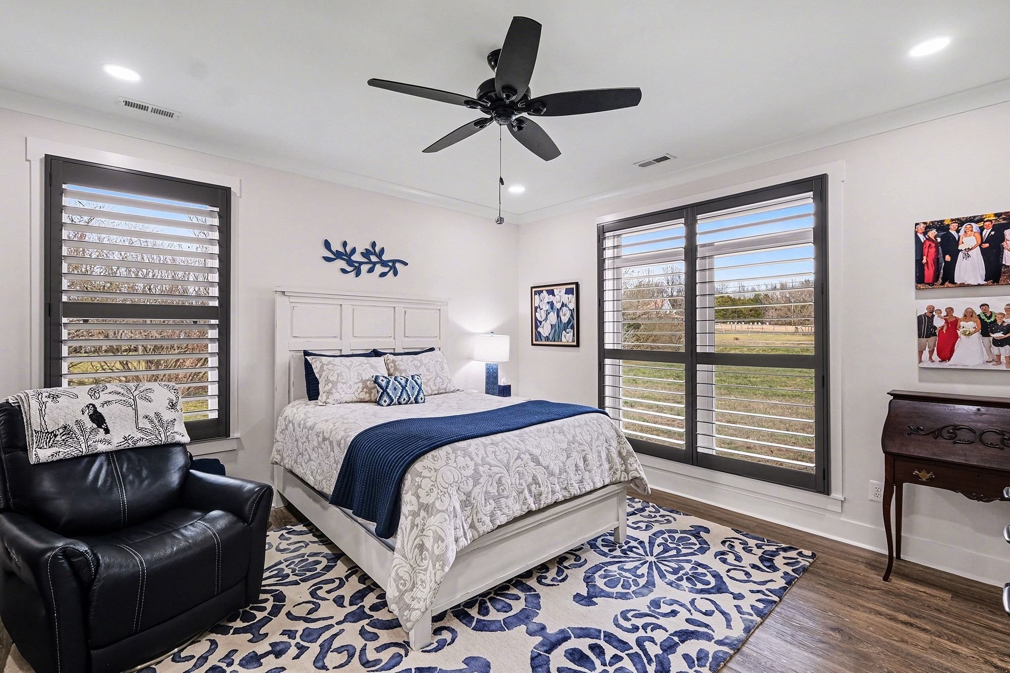 1801 Twin Caves Road Lewisburg, TN 37091 - Photo 21 of 43 a bedroom with a bed and a couch