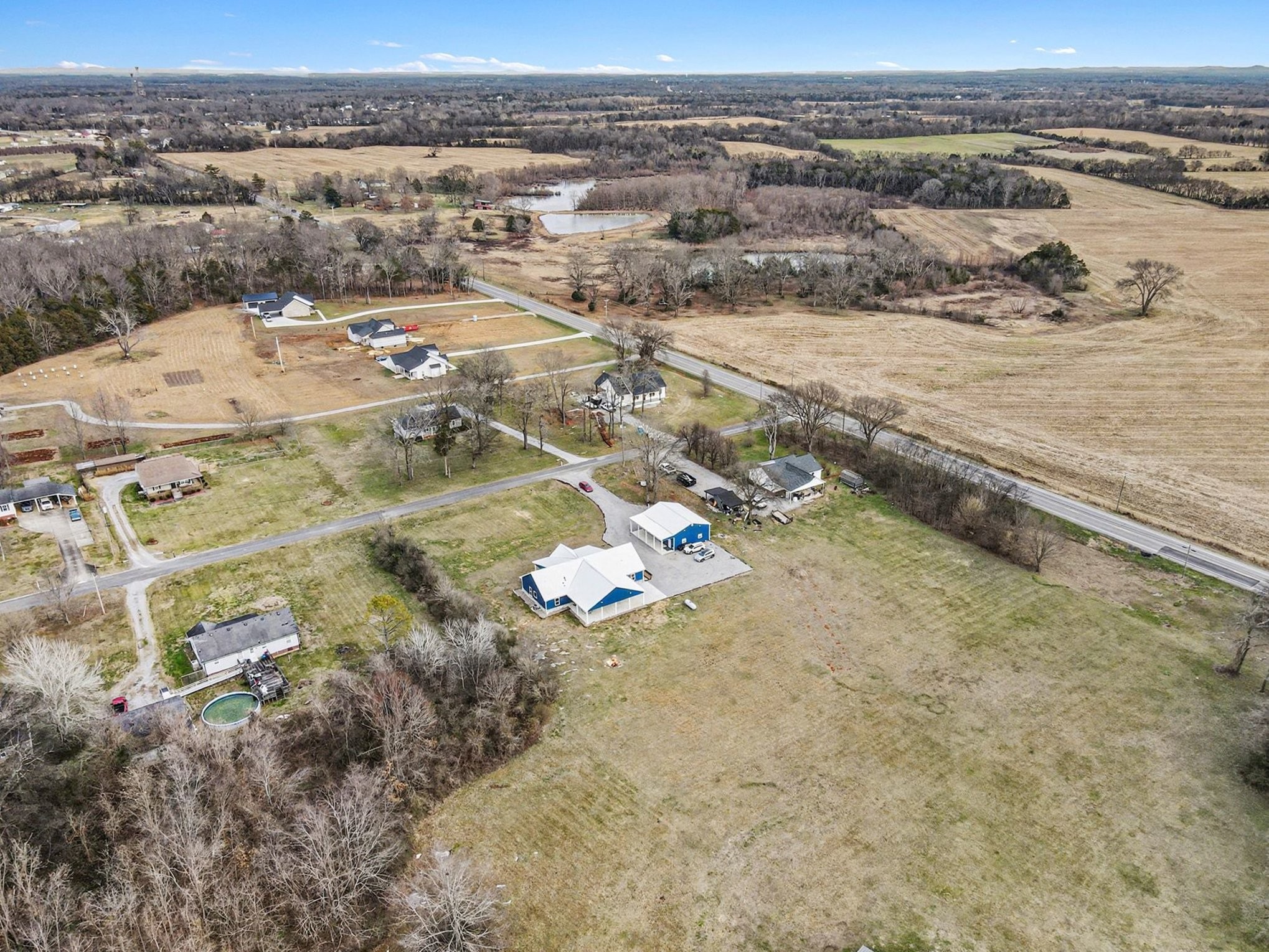 1801 Twin Caves Road Lewisburg, TN 37091 - Photo 4 of 43 an aerial view of residential houses with outdoor space