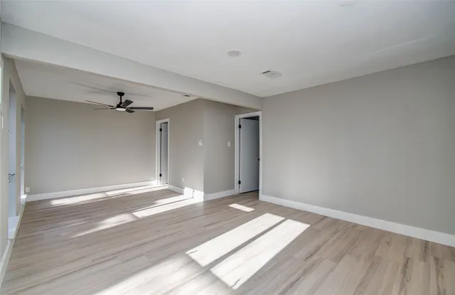 wooden floor in an empty room