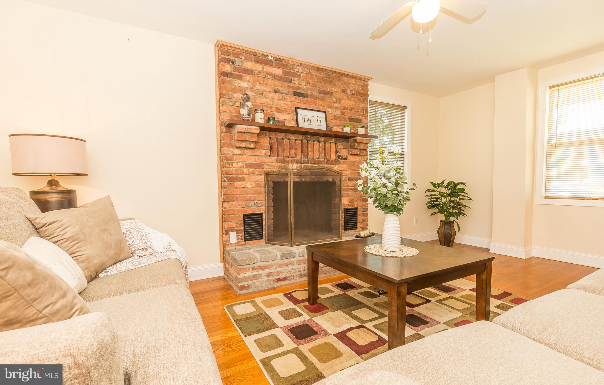 1775 Brookview Road Baltimore, MD 21222 - Photo 5 of 30 Living Room with wood-burning fireplace!