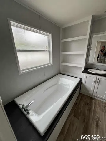 a view of wooden floor