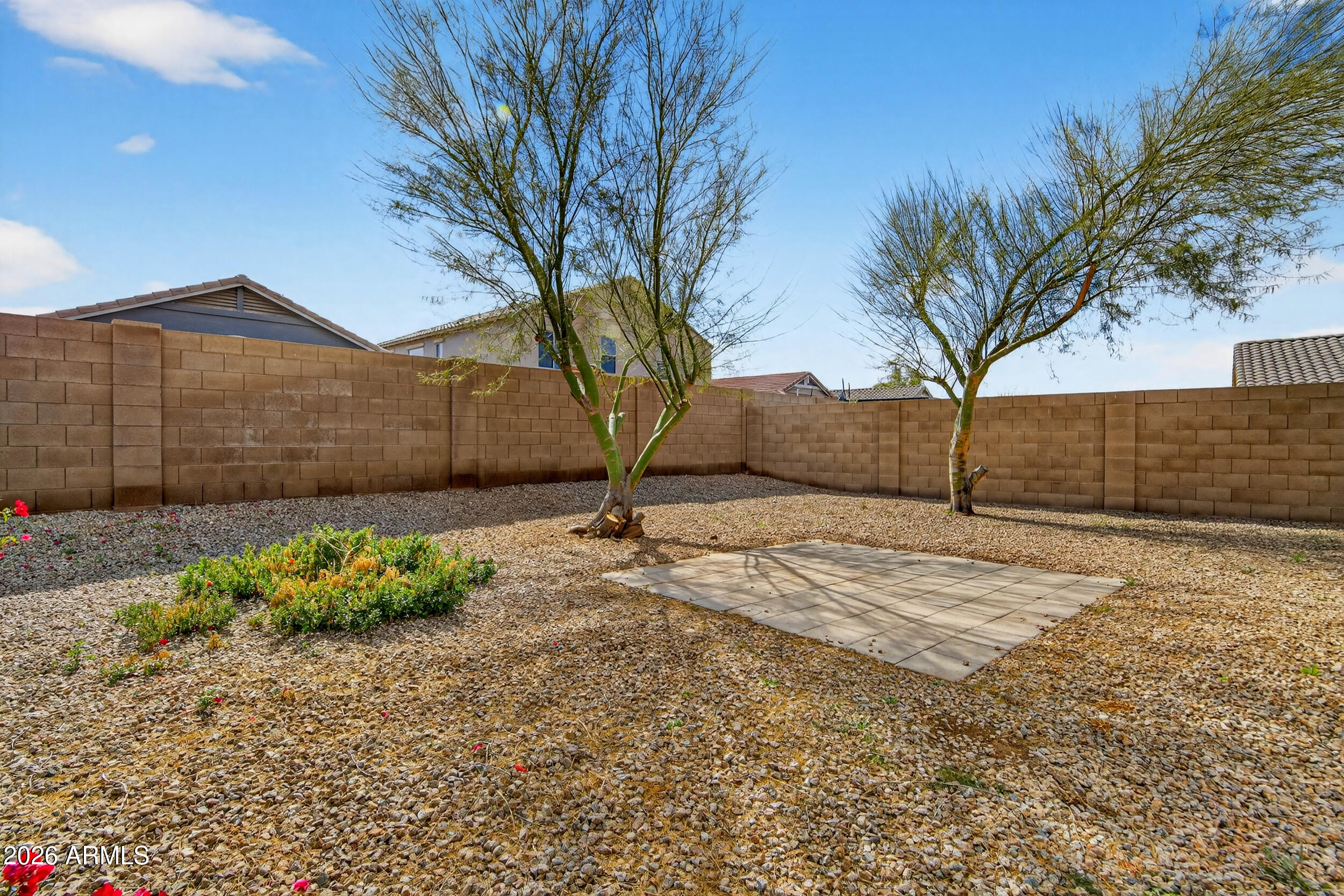 515 West Love Road San Tan Valley, AZ 85143 - Photo 31 of 74 a view of a backyard of the house