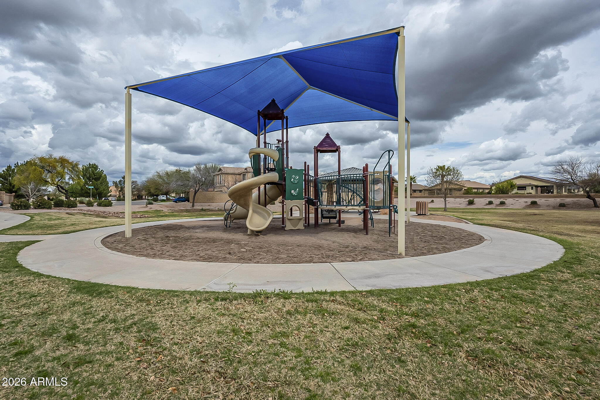 515 West Love Road San Tan Valley, AZ 85143 - Photo 32 of 74 a view of a park with basketball court