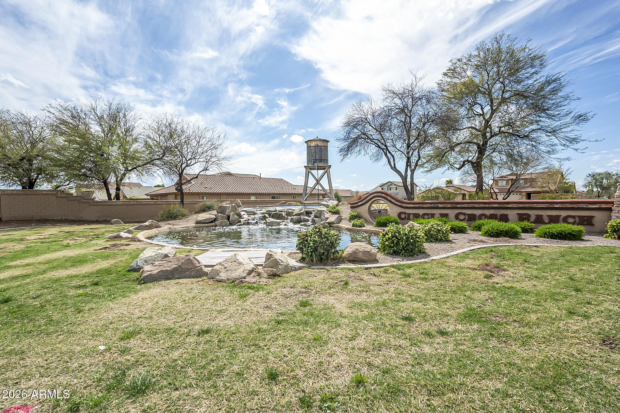 515 West Love Road San Tan Valley, AZ 85143 - Photo 48 of 74 a view of a yard with plants and large trees