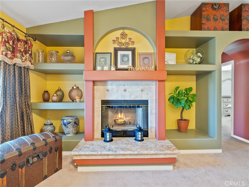 39429 Mountain View Road Yermo, CA 92398 - Photo 13 of 47 a living room with fireplace furniture and a window