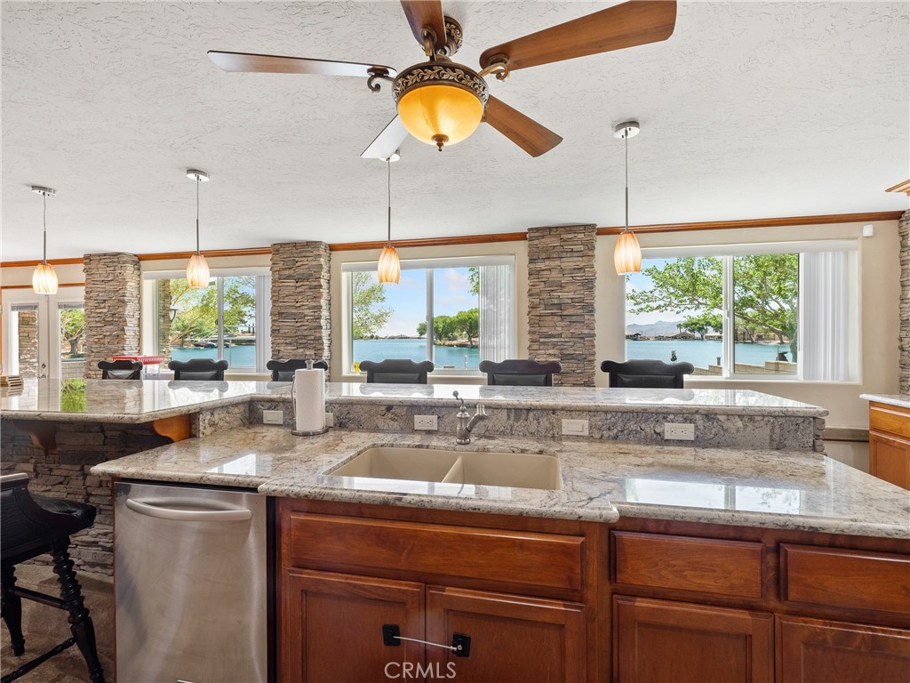 39429 Mountain View Road Yermo, CA 92398 - Photo 35 of 47 a kitchen with a sink and a large window
