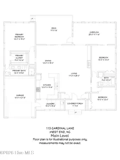 $645,000 | 113 Cardinal Lane, West End, NC 27376