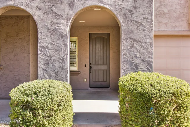 a view of a entryway door of the house