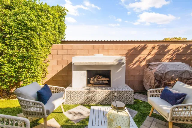 a view of balcony and patio
