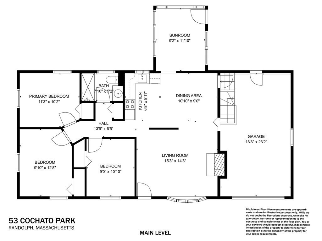 53 Cochato Park Randolph, MA 02368 - Photo 18 of 20 a picture of a floor plan