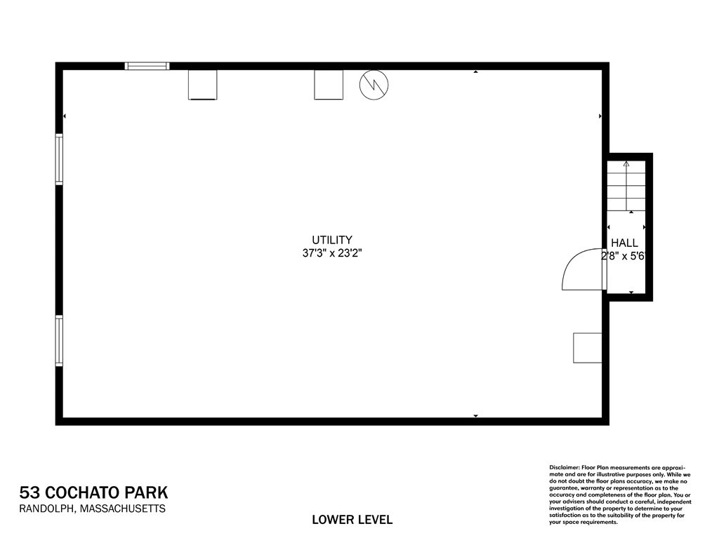 53 Cochato Park Randolph, MA 02368 - Photo 19 of 20 a picture of a wall with a white wall