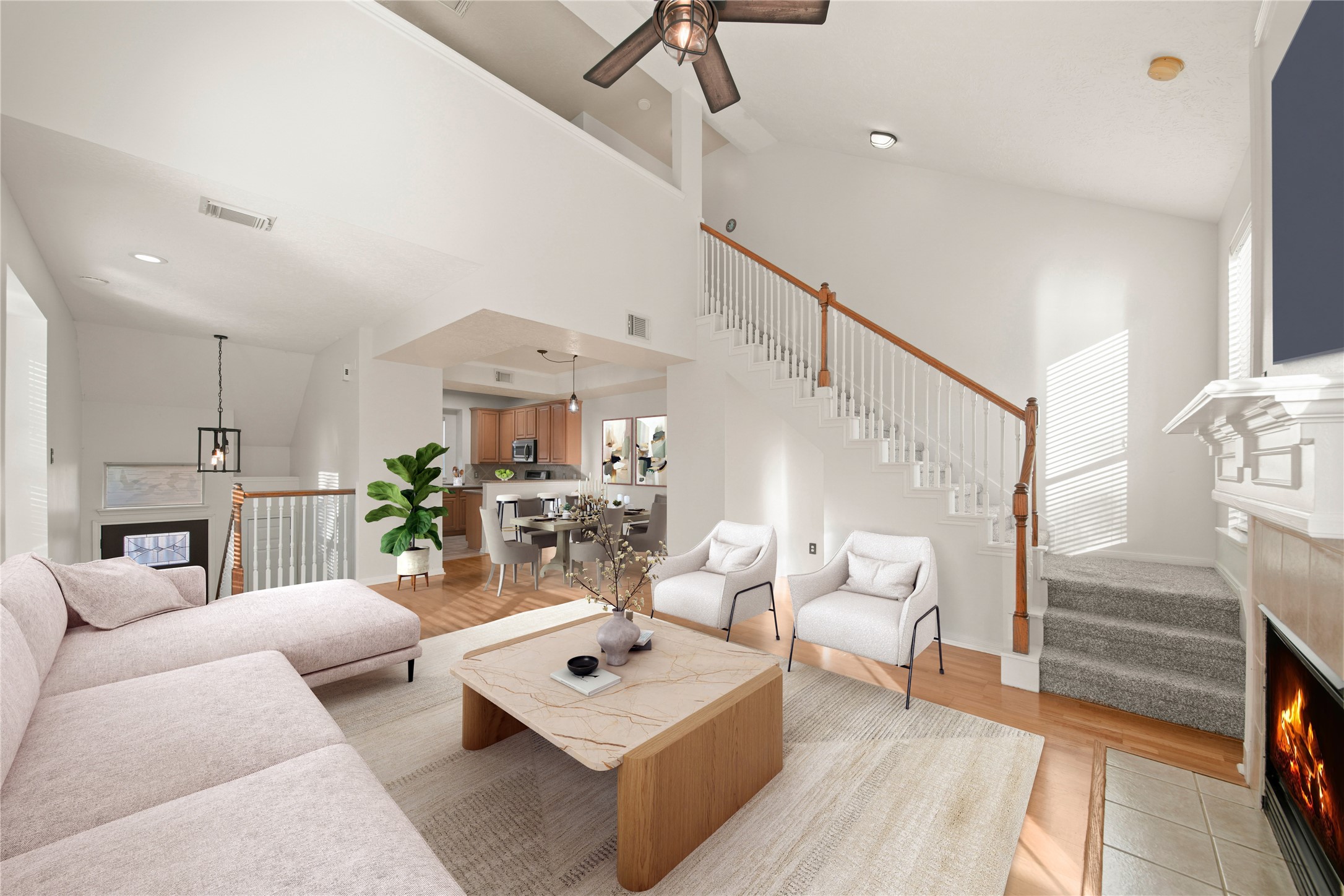 813 Davis Road League City, TX 77573 - Photo 3 of 22 a living room with furniture a rug and white walls