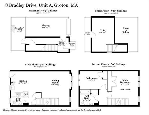 $424,900 | 8 Bradley Drive, Unit A, Groton, MA 01450