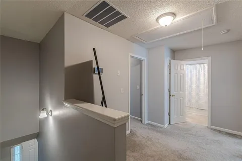 a view of a room with an empty space