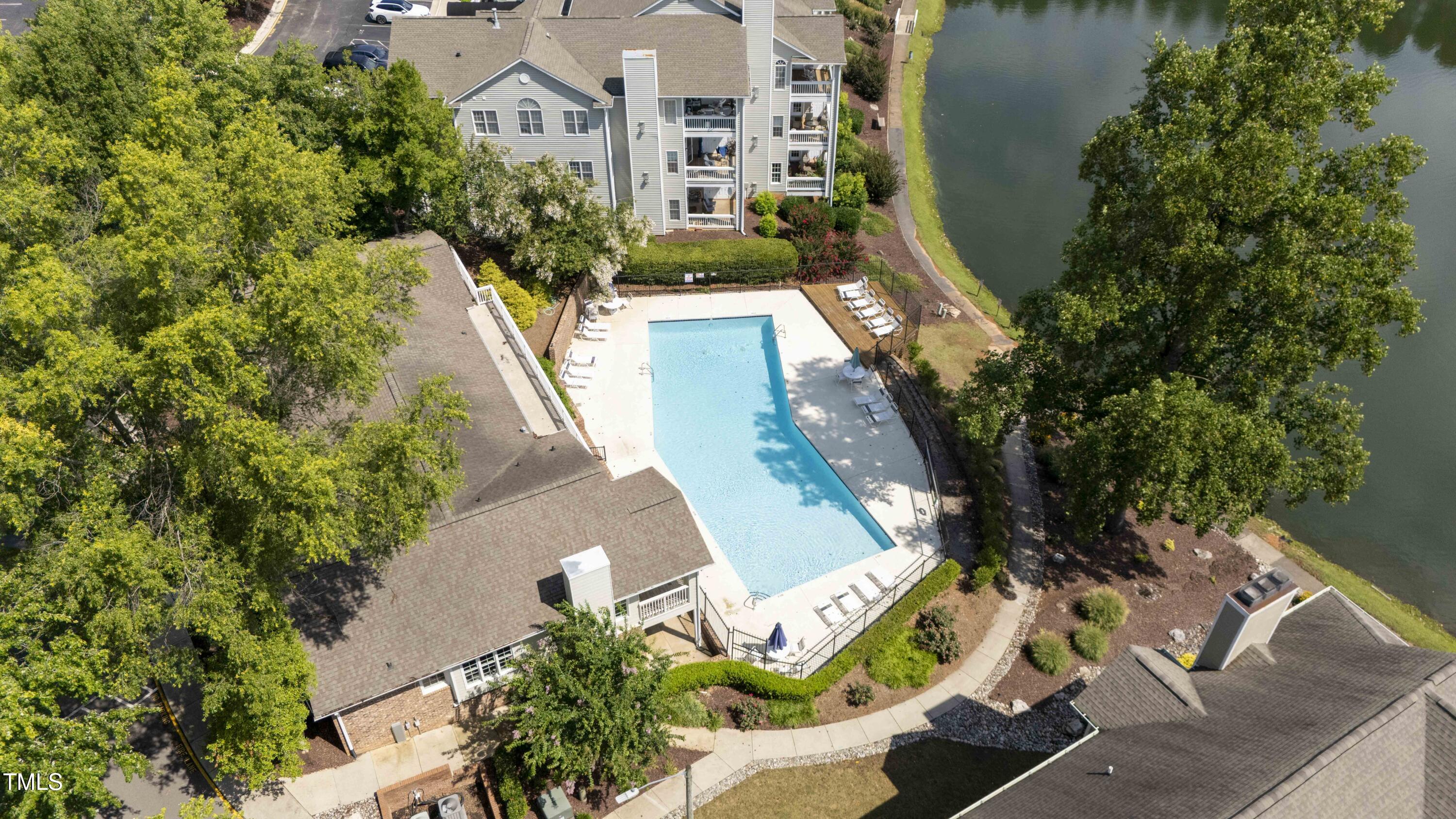 720 Springfork Drive Cary, NC 27513 - Photo 33 of 34 an aerial view of residential houses with outdoor space