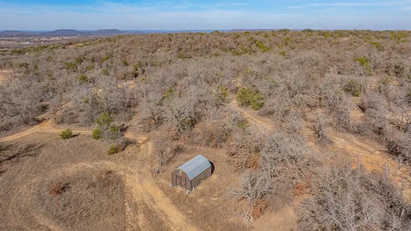 a view of a dry yard
