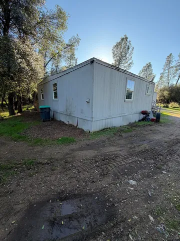 a backyard of a house