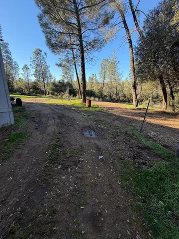 a view of outdoor space with lots of green space