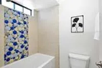 a view of a porch with a bench