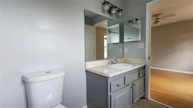 a aerial view of a house