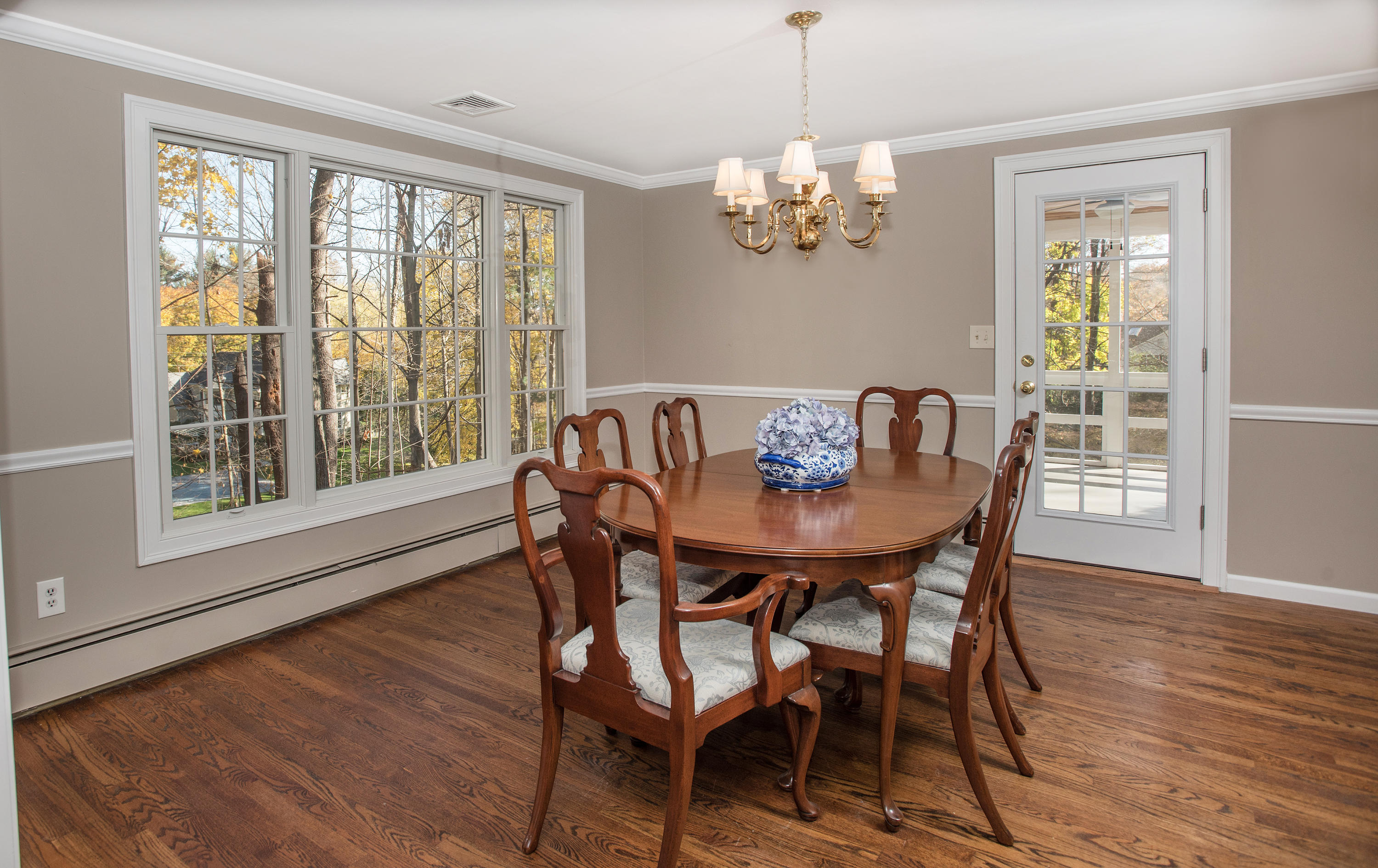 32 Putnam Road New Canaan, CT 06840 - Photo 6 of 25 Dining room with door to screened porch
