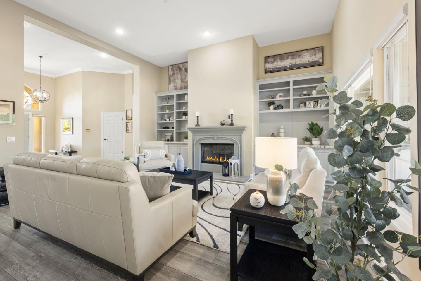 1980 Pear Drive Morgan Hill, CA 95037 - Photo 14 of 100 a living room with furniture and a fireplace