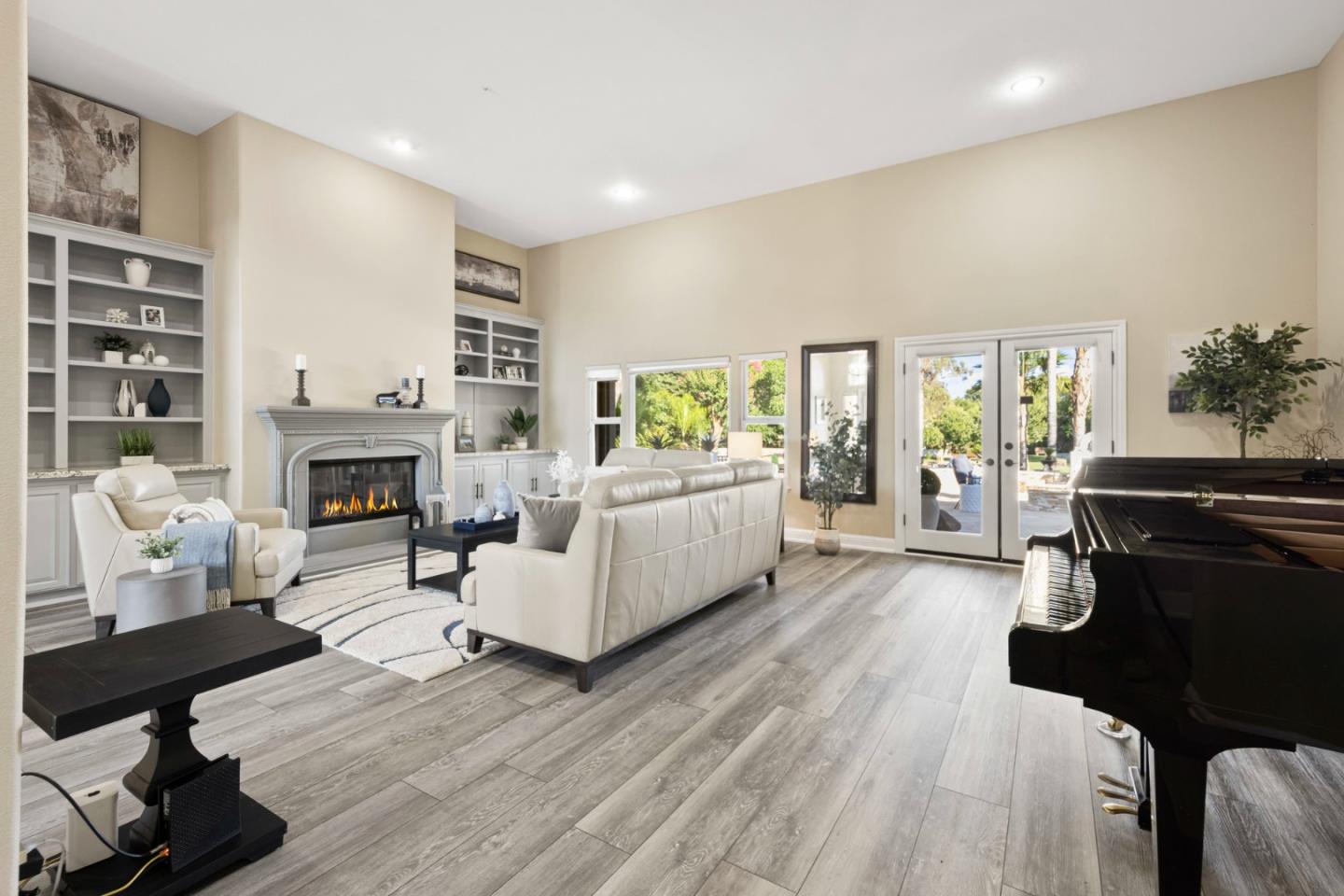 1980 Pear Drive Morgan Hill, CA 95037 - Photo 17 of 100 a living room with furniture and a fireplace