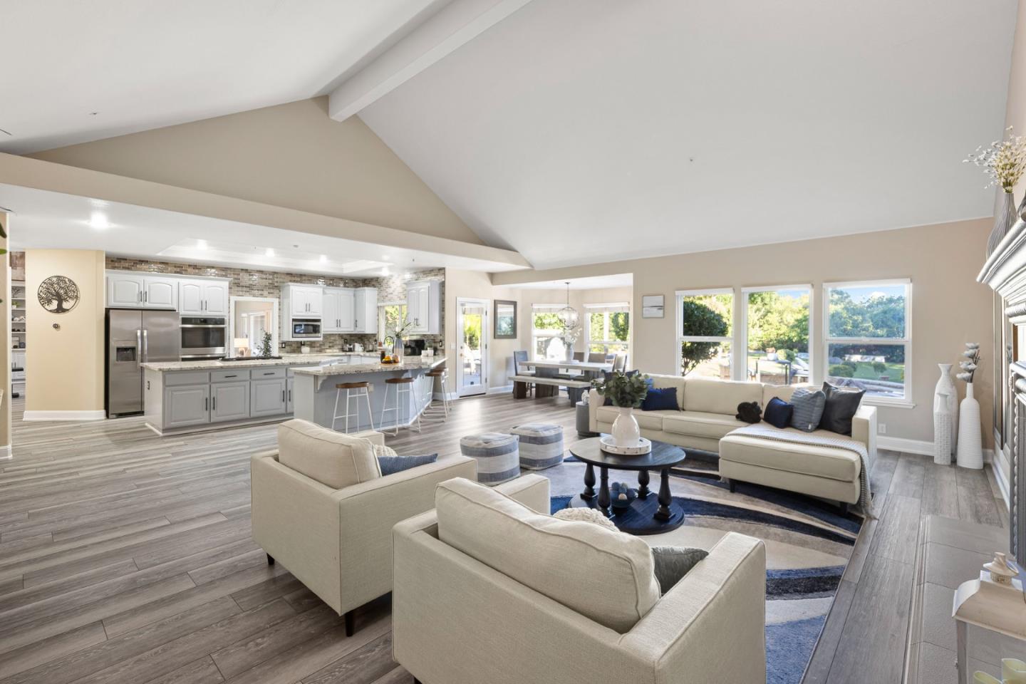 1980 Pear Drive Morgan Hill, CA 95037 - Photo 30 of 100 a living room with furniture and view of kitchen