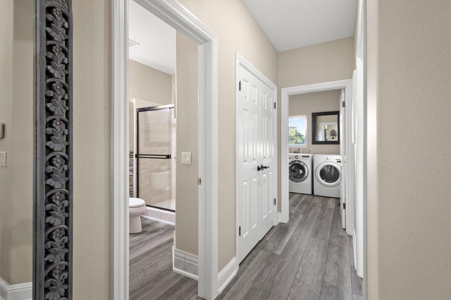1980 Pear Drive Morgan Hill, CA 95037 - Photo 31 of 100 a view of a bathroom from a hallway