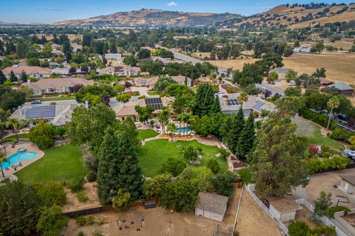 1980 Pear Drive Morgan Hill, CA 95037 - Photo 95 of 100 an aerial view of multiple house