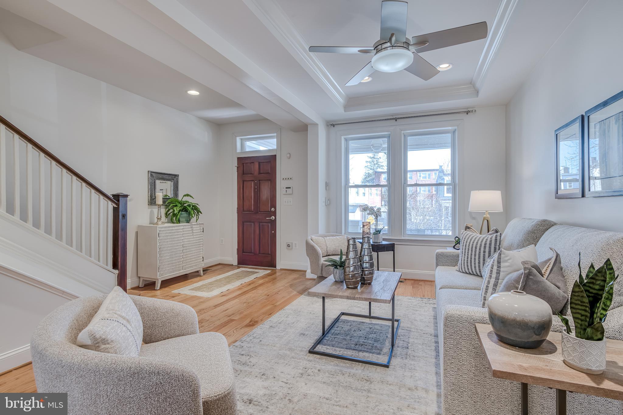 237 16th Street Southeast Washington, DC 20003 - Photo 4 of 47 Entry into living room