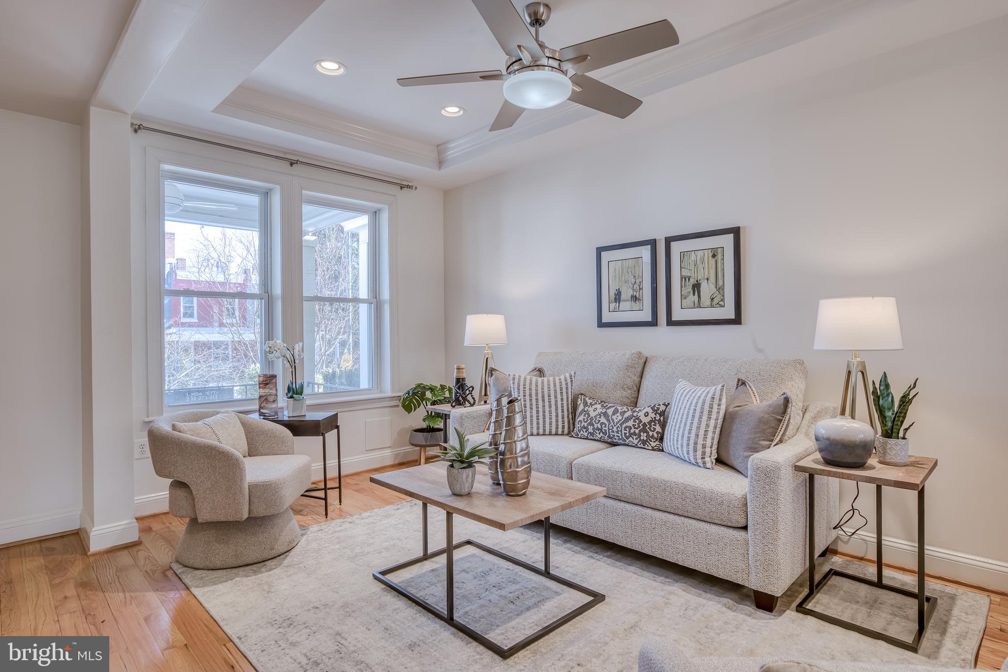 237 16th Street Southeast Washington, DC 20003 - Photo 5 of 47 Eastern exposure in living room