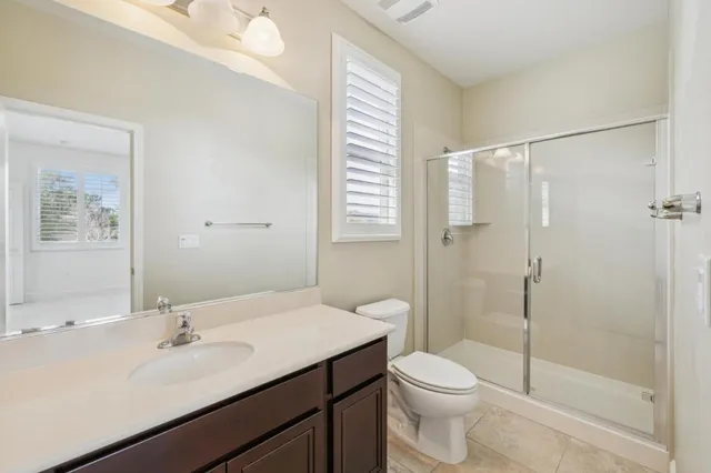 a view of a building with a street