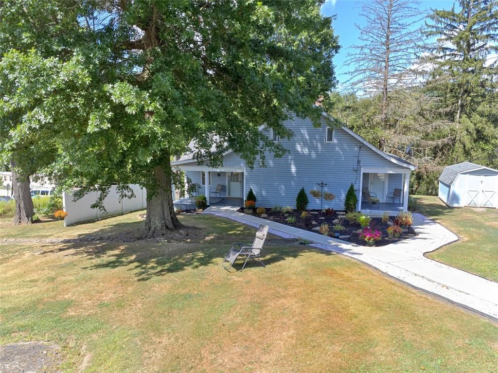 199 Water Street Dickerson Run, PA 15430 - Photo 4 of 22 a view of a house with snow on the tree