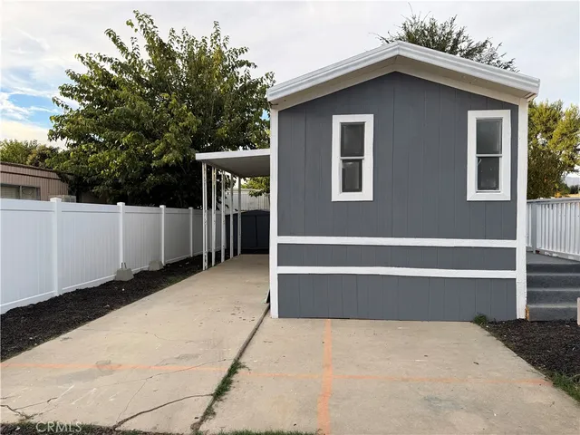 a house with a outdoor space