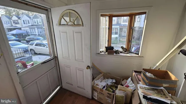 a view of storage and utility room