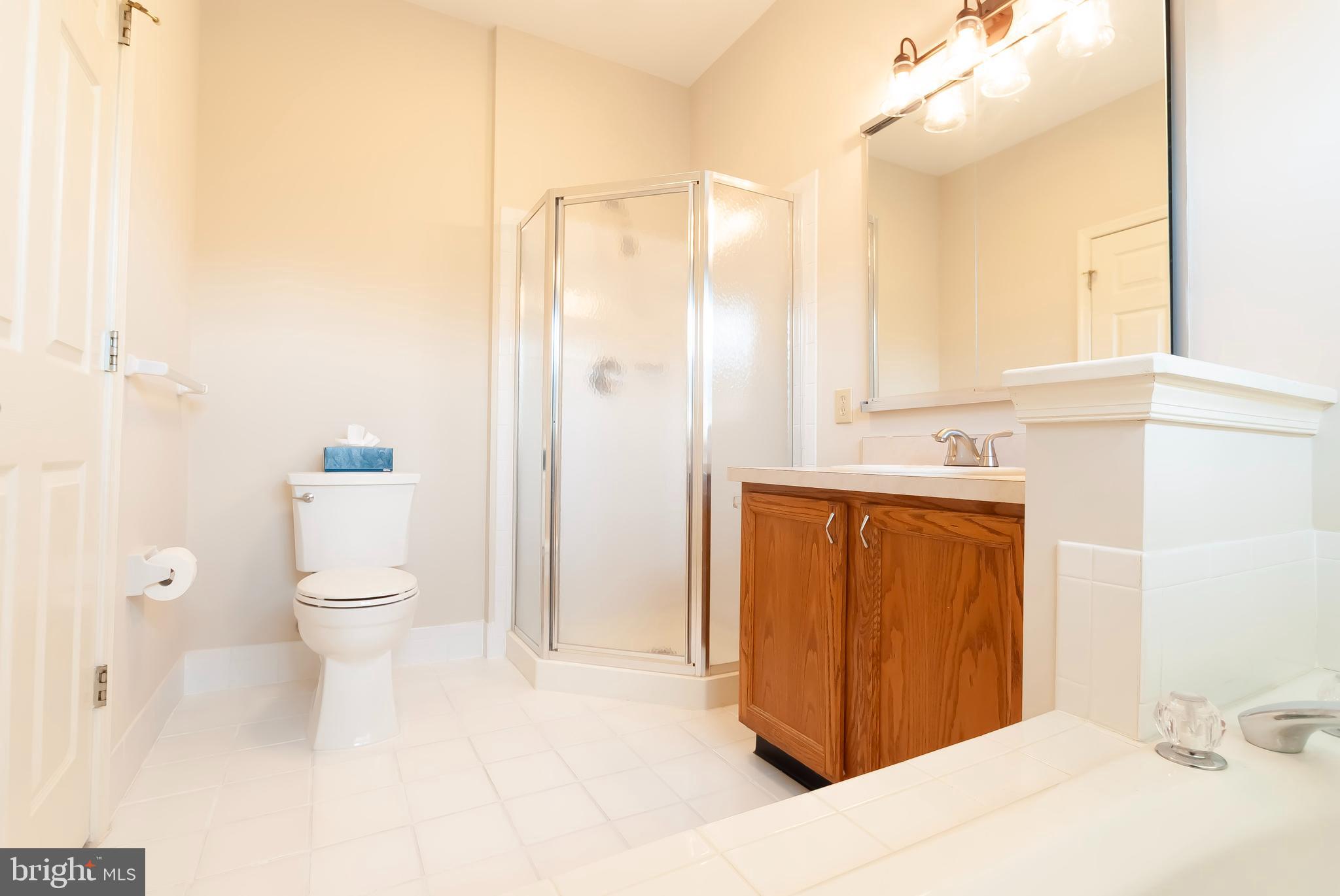 89 Lantern Lane Columbus, NJ 08022 - Photo 24 of 55 a bathroom with a sink a toilet and shower