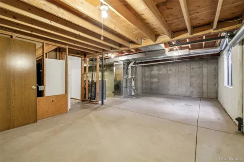 a view of storage and utility room