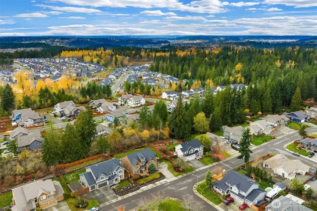 a view of a lake with a mountain
