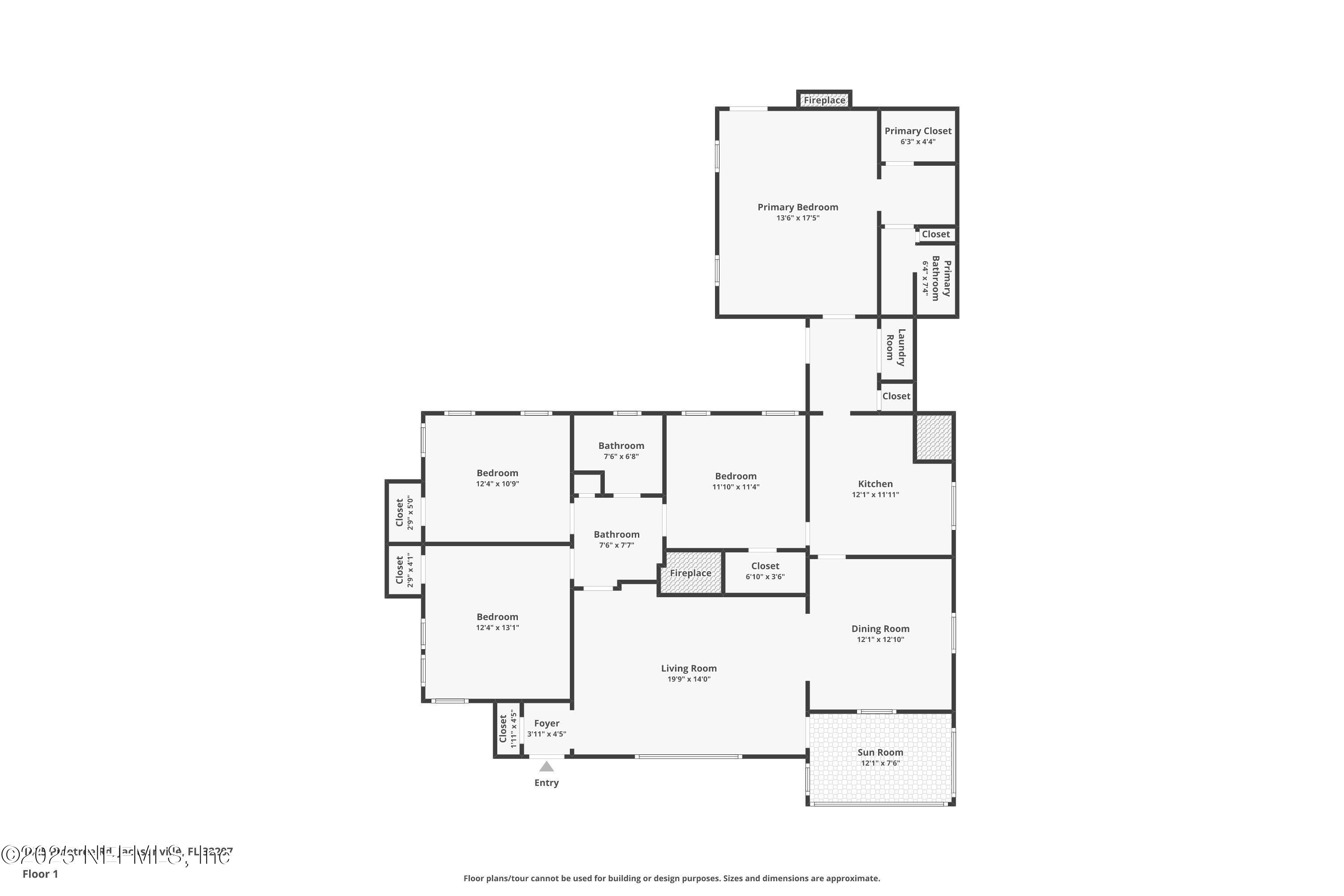 1425 Pinetree Road Jacksonville, FL 32207 - Photo 12 of 39 a picture of floor plan